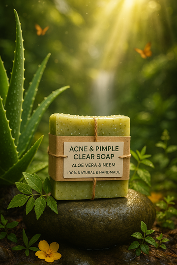 Oorkaran Acne & Pimple Clear Soap – 100% Natural & Handmade 🌿✨