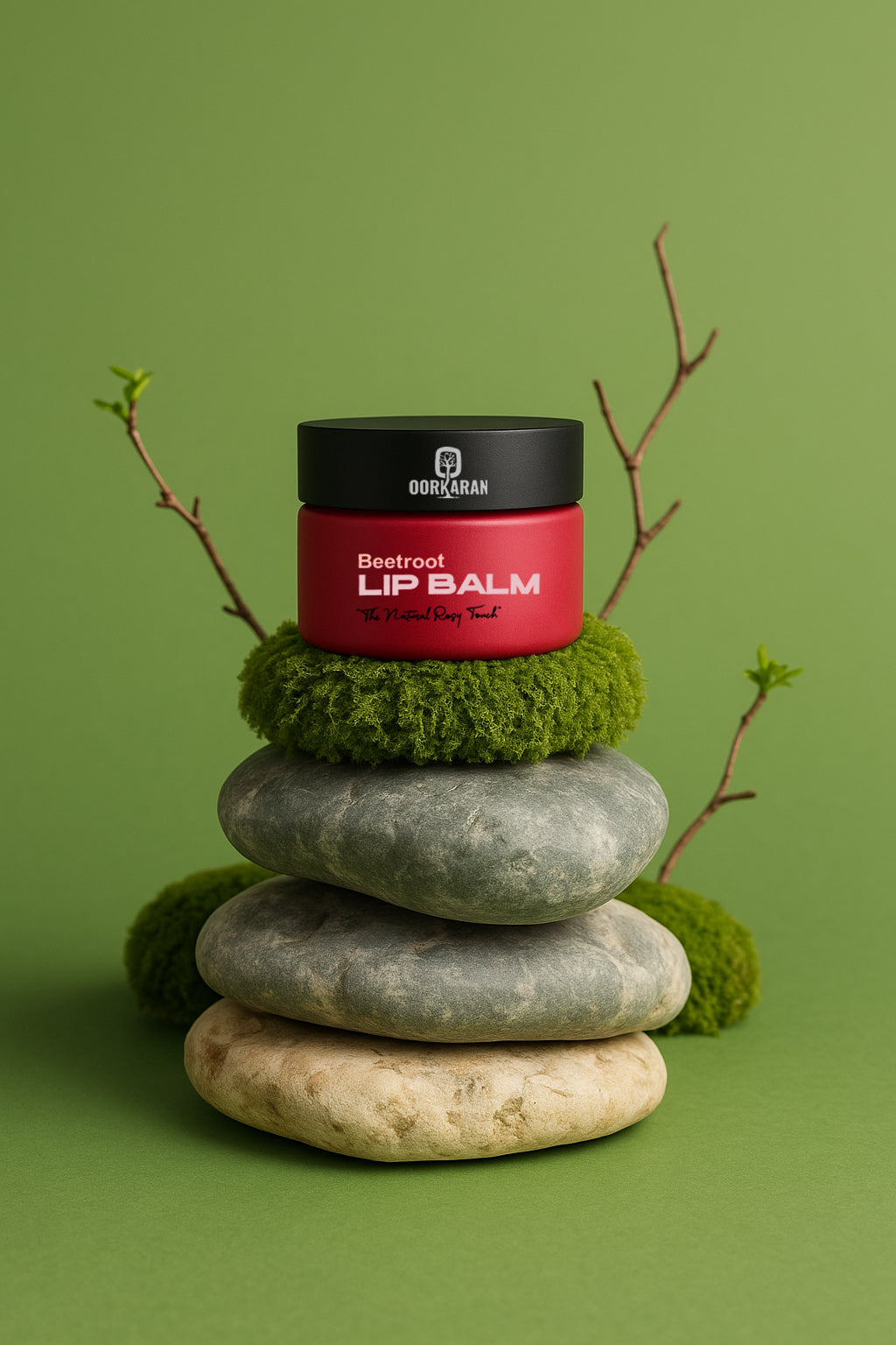 Oorkaran Beetroot Lip Balm – The Natural Rosy Touch 🌿💄