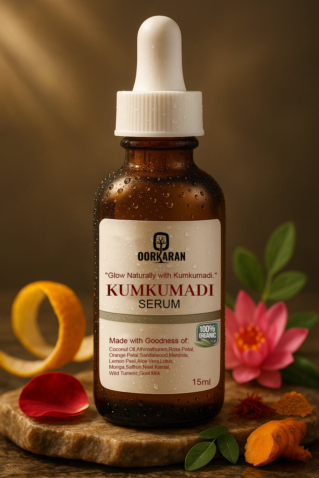 Oorkaran Kumkumadi Serum – 100% Organic Glow Elixir