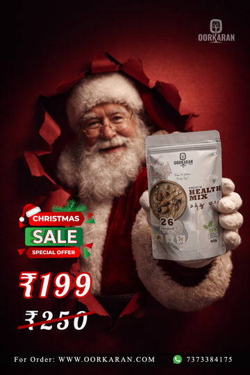 Oorkaran Premium Health Mix Powder – 26  Organic Ingredients