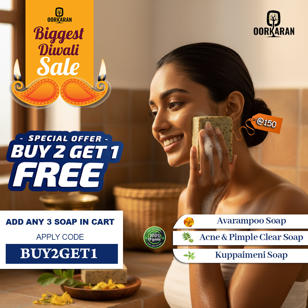Biggest Diwali Sale: Buy 2 Get 1 FREE on Soaps!